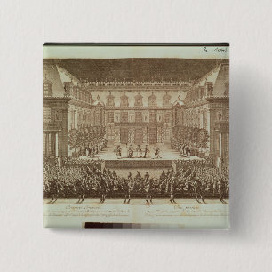 Macaron Carré 5 Cm Représentation de l'opéra 'Alceste