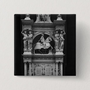 Macaron Carré 5 Cm Reproduction de la tombe de Louis de Breze