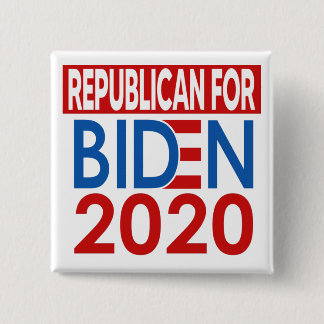 Macaron Carré 5 Cm Républicain pour Biden 2020