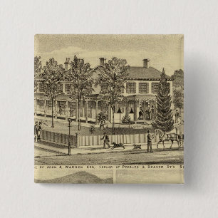 Macaron Carré 5 Cm Résidence de John A Warden Sewickley