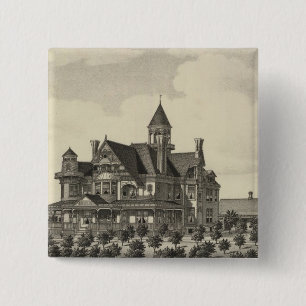 Macaron Carré 5 Cm Résidence de John D Knox, Topeka, Kansas