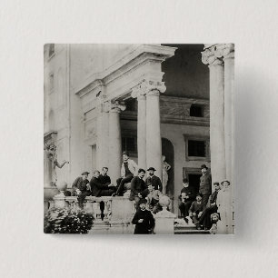 Macaron Carré 5 Cm Résidents de villa Medici à Rome