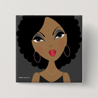 Macaron Carré 5 Cm Respirez juste le bouton