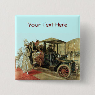 MACARON CARRÉ 5 CM RESTAURATION AUTOMATIQUE - AUTOMOBILE