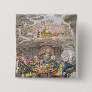 Macaron Carré 5 Cm Rêves délicieux ! Châteaux dans le ciel !