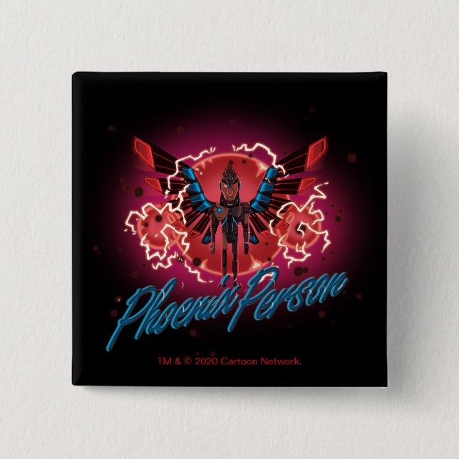 Macaron Carré 5 Cm RICK ET MORTY™ | Phoenix (Devant)