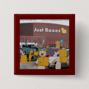 Macaron Carré 5 Cm Rick London Big Box Stores Pour Cats Comic