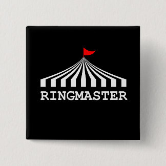 Macaron Carré 5 Cm Ringmaster - Circus Showman Ringmaster