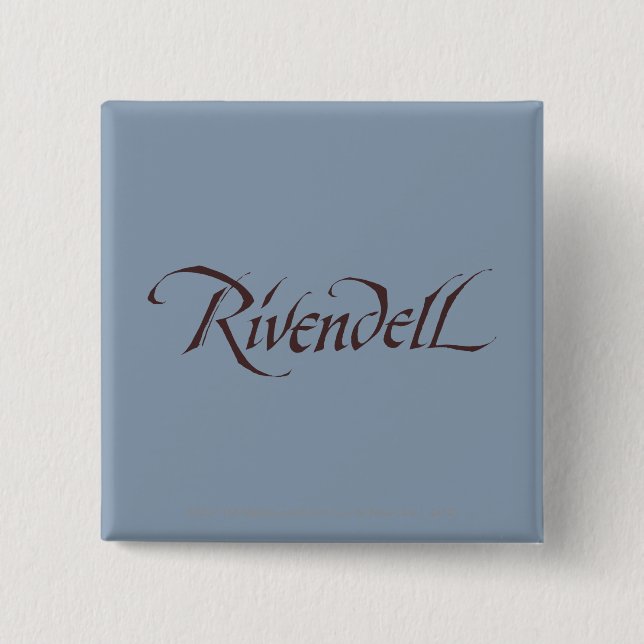 Macaron Carré 5 Cm Rivendell Name Solid (Devant)