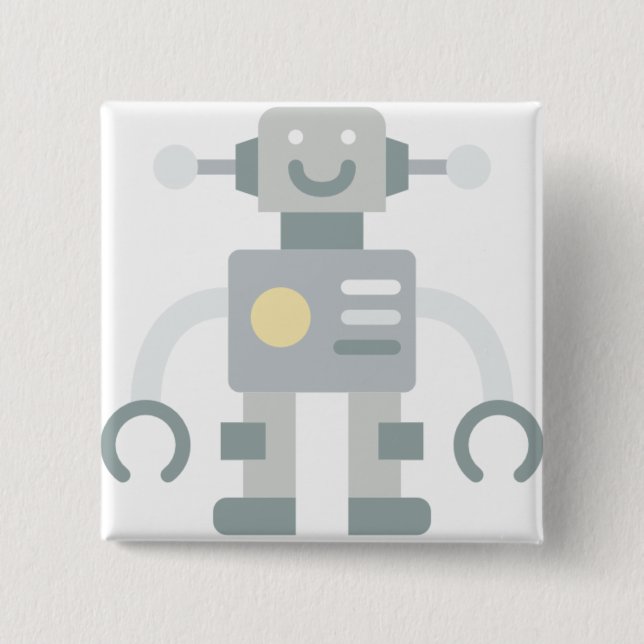 Macaron Carré 5 Cm robot (Devant)