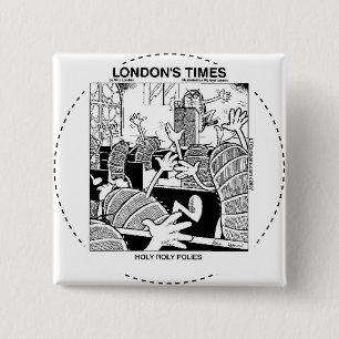 Macaron Carré 5 Cm Roly Polies Drôle