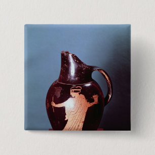 Macaron Carré 5 Cm Rouge-chiffre oinochoe de grenier