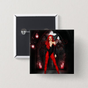 Macaron Carré 5 Cm Rouge Succubus