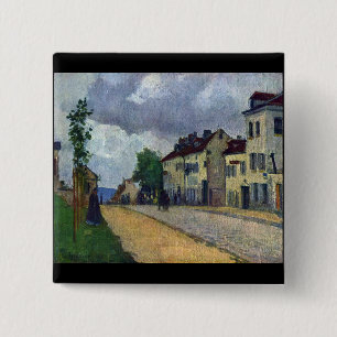 Macaron Carré 5 Cm Rue de Gisors par Camille Pissarro