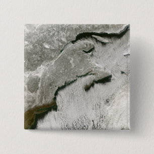 Macaron Carré 5 Cm Rues de neige et de nuage