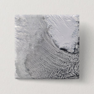 Macaron Carré 5 Cm Rues nuageuses dans la mer du Labrador