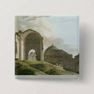 Macaron Carré 5 Cm Ruines du palais à Madurai