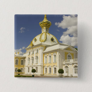 Macaron Carré 5 Cm Russie. Petrodvorets. Palais Peterhof. Pierre le 5