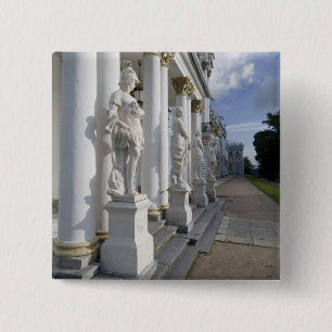 Macaron Carré 5 Cm Russie, Saint-Pétersbourg, Palais de Catherine (ak