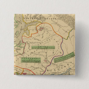 Macaron Carré 5 Cm Russie, Suède, Norvège