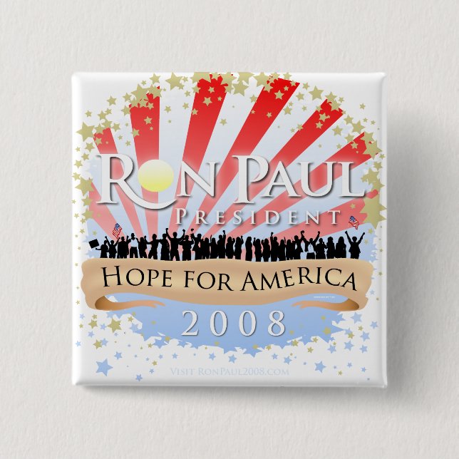 Macaron Carré 5 Cm RWB majestueux (Devant)