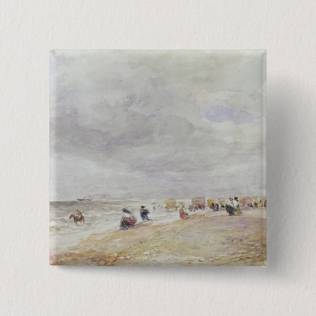 Macaron Carré 5 Cm Sables de Rhyl (Devant)