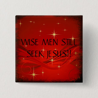 MACARON CARRÉ 5 CM SAGES STILLSEEK JÉSUS ! ! … BOUTONS RELIGIEUX