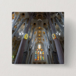 Macaron Carré 5 Cm Sagrada Familia.Intérieur