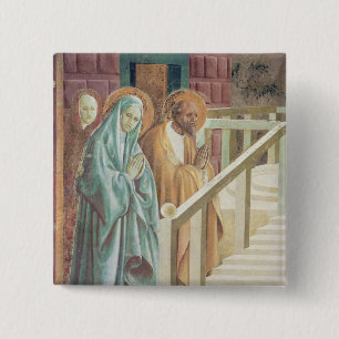 Macaron Carré 5 Cm Saint Anne et Joachim à la présentation de