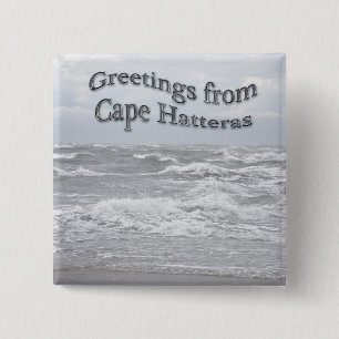 Macaron Carré 5 Cm Salutations Du Cap Hatteras