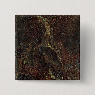 Macaron Carré 5 Cm Satan appelant ses légions