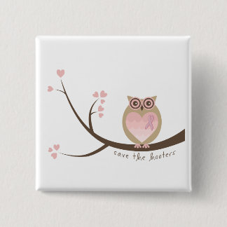 Macaron Carré 5 Cm Sauvez le bouton carré de sirènes