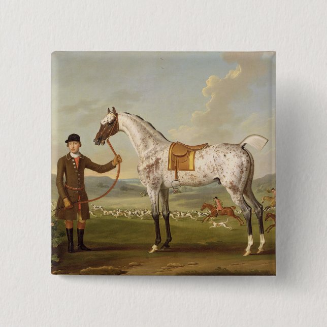 Macaron Carré 5 Cm Scipio, Hunter de Spotted, c.1750 (oi de colonel (Devant)