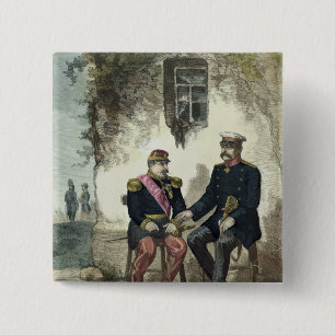 Macaron Carré 5 Cm Se réunir entre Otto von Bismarck et le napoléon
