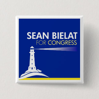 Macaron Carré 5 Cm Sean Bielat pour le bouton du congrès