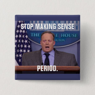 Macaron Carré 5 Cm Sean Spicer, attaché de presse de la Maison
