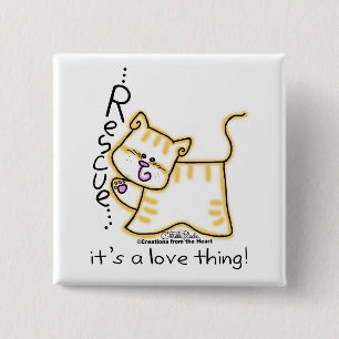 Macaron Carré 5 Cm Secourt Tabby Jaune...c'est un truc d'amour !