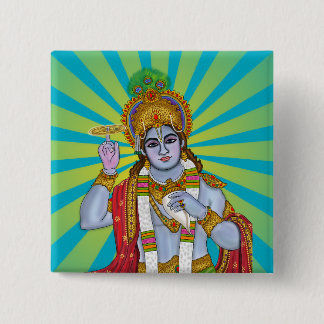 Macaron Carré 5 Cm Seigneur Krishna 