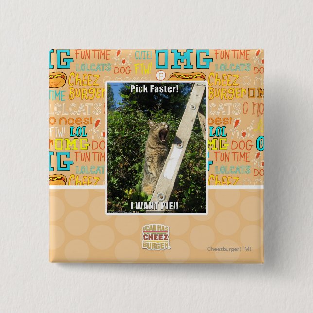 Macaron Carré 5 Cm Sélection plus rapidement ! (Devant)