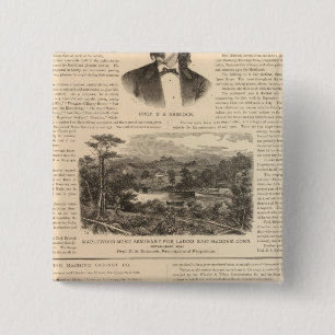 Macaron Carré 5 Cm Séminaire sur la musique Maplewood pour dames