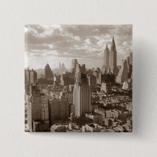 Macaron Carré 5 Cm Sepia New York