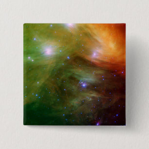 Macaron Carré 5 Cm Sept Soeurs Pleiades Stars Space