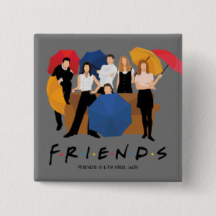 Macaron Carré 5 Cm Silhouette de personnage FRIENDS™