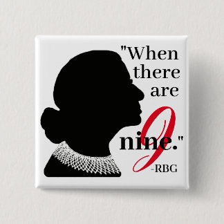 Macaron Carré 5 Cm Silhouette RBG Lorsqu'Il Y A Neuf Bouton De Devis