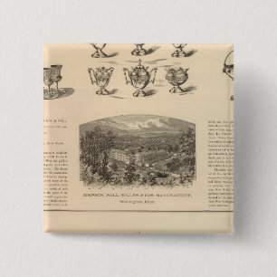 Macaron Carré 5 Cm Simpson, Hall, Miller et Traveler's Company