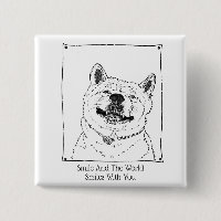 slogan de motivation avec mignon chien souriant