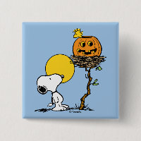 Snoopy & Bois Nid Avec Jack O'Lantern