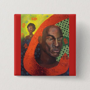 Macaron Carré 5 Cm Son bouton