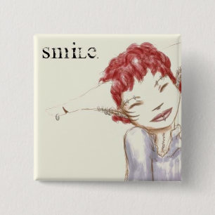 Macaron Carré 5 Cm Sourire
