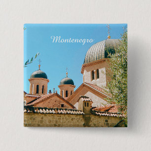 Macaron Carré 5 Cm souvenir de voyage à Kotor, Monténégro